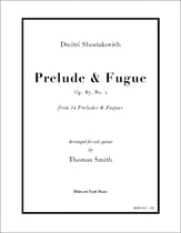 Prelude & Fugue Guitar and Fretted sheet music cover